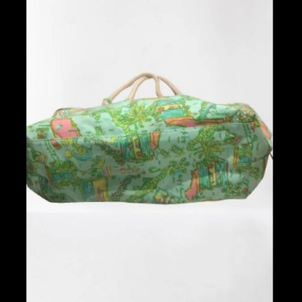Lilly Pulitzer Rare Shoreline Florida Tote Bag One Size